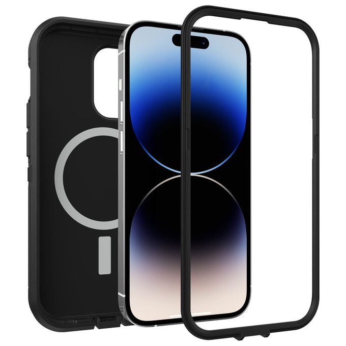 OtterBox custodia Defender XT per iPhone 14 Pro, MagSafe, protezione cadute MIL-STD-810G, multistrato, nero