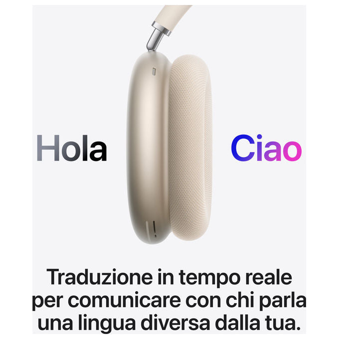 Apple MHWL4ZM-A AirPods Max 2 – Cuffie Over-Ear Wireless, Chip H2, ANC, Audio Spaziale, Bluetooth 5.3, 20h autonomia, colore Galassia