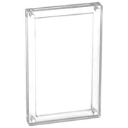 The Acrylic Box distributore acrilico bustine carte, 3 scomparti, chiusura magnetica, espositore collezionabili, 23,6x21,4x15,6 cm