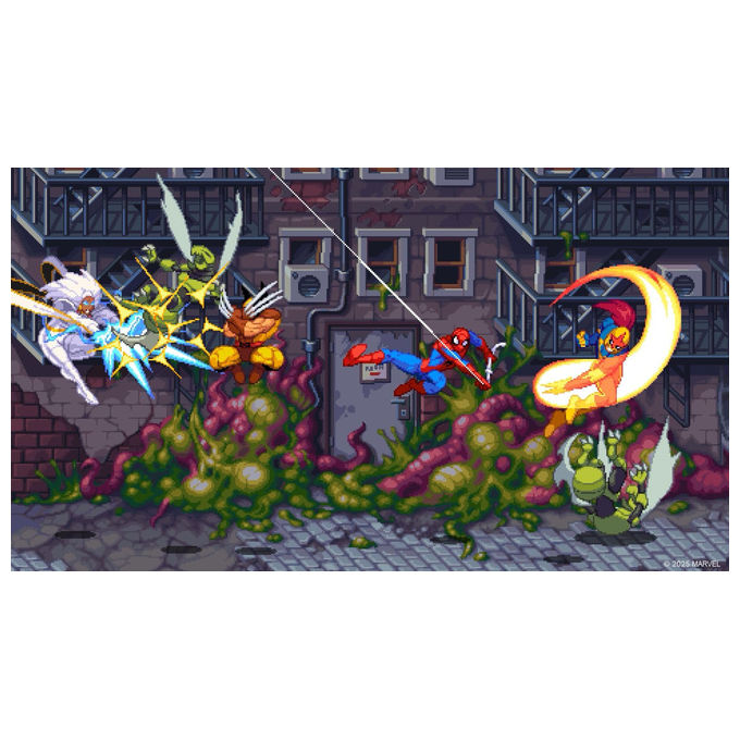 Marvel Cosmic Invasion, gioco Nintendo Switch 2, picchiaduro, 15 eroi giocabili, tag-team Cosmic Swap, pixel art retro', multigiocatore locale e online