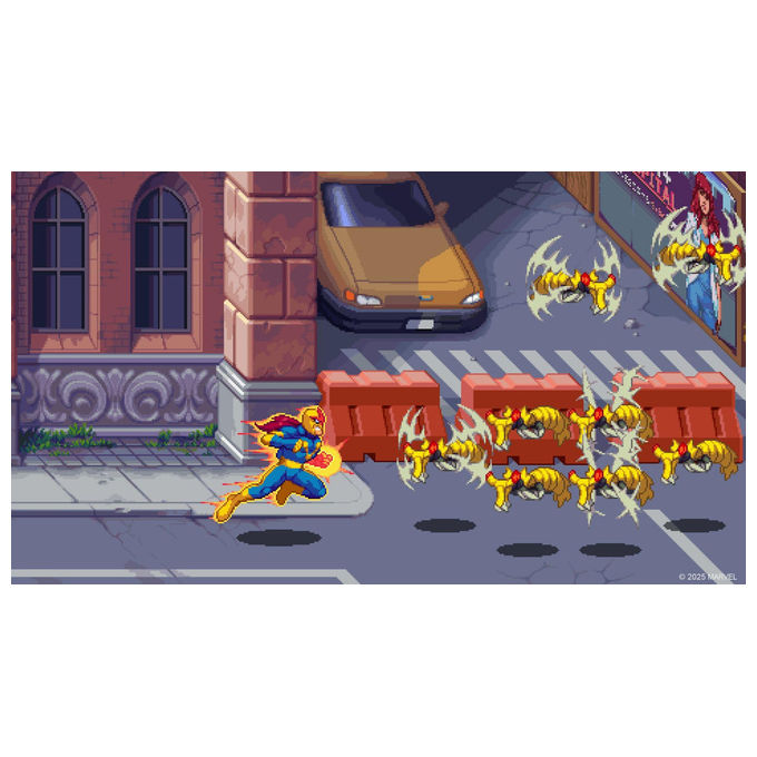 Marvel Cosmic Invasion, gioco Nintendo Switch, picchiaduro, 15 eroi, pixel art, tag-team, multiplayer locale e online
