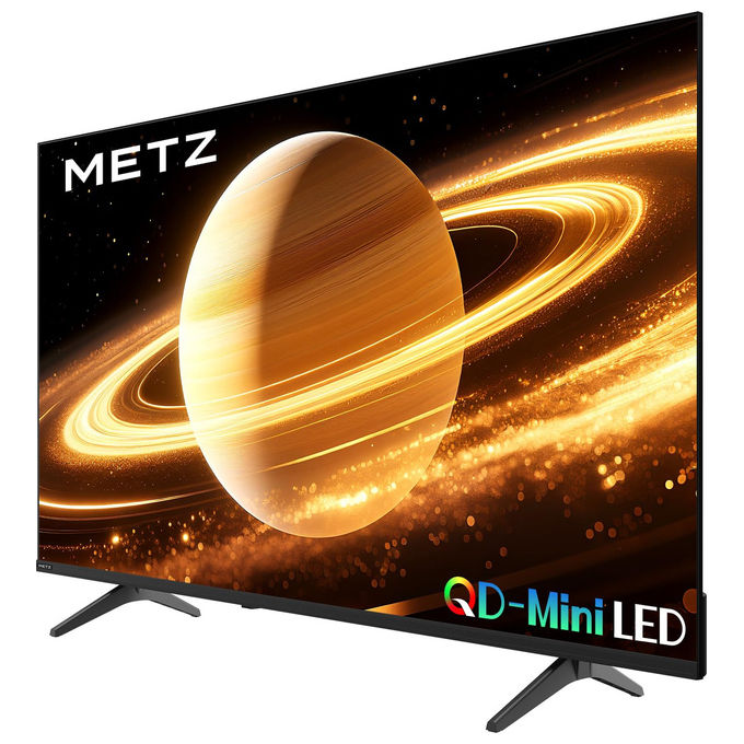 Metz smart tv 55 pollici QD MiniLED 4K, Google TV, schermo opaco antiriflesso, Dolby Vision, Dolby Atmos, HDR10+, MEMC, 55MNH7000Z