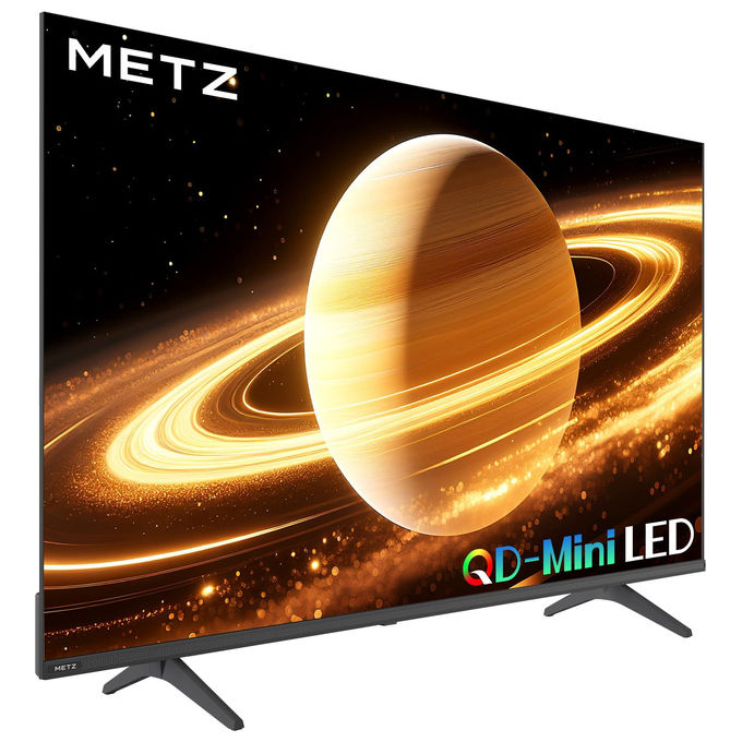 Metz smart tv 55 pollici QD MiniLED 4K, Google TV, schermo opaco antiriflesso, Dolby Vision, Dolby Atmos, HDR10+, MEMC, 55MNH7000Z