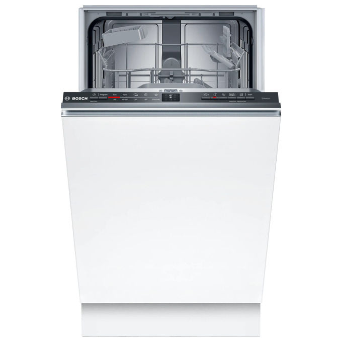 Bosch SPV2HKX02E Serie 2 Lavastoviglie A scomparsa totale 10 coperti Classe D 46 dB Wi-Fi Home Connect (82x45x55 cm) colore Bianco