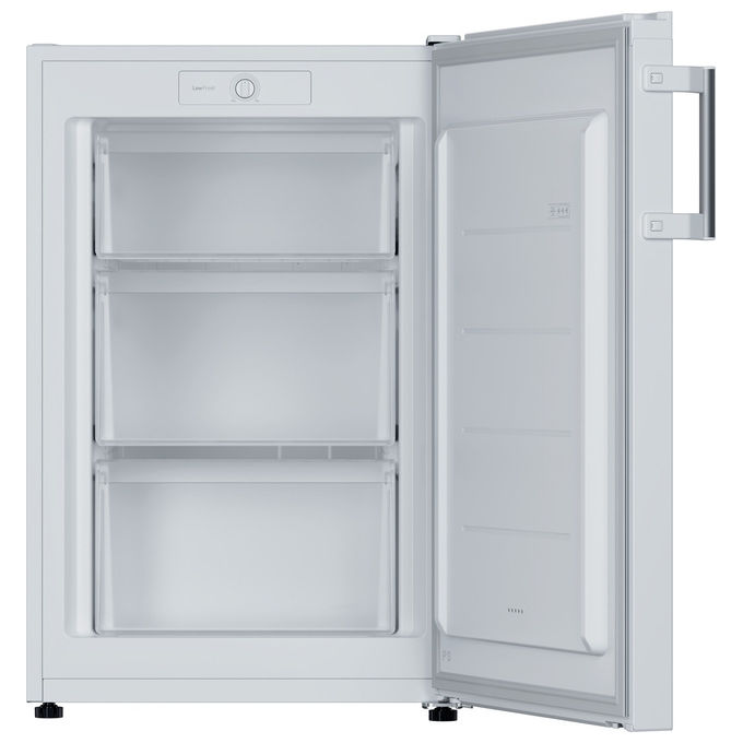 Candy CNUQ2L58EWH City Mini Congelatore Verticale 90 L 85 cm Classe E 37 dB Low Frost colore Bianco