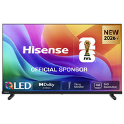 Hisense smart tv 32A59S, 32 pollici, QLED Full HD, VIDAA, Wi-Fi, HDR10, Dolby Atmos, nero