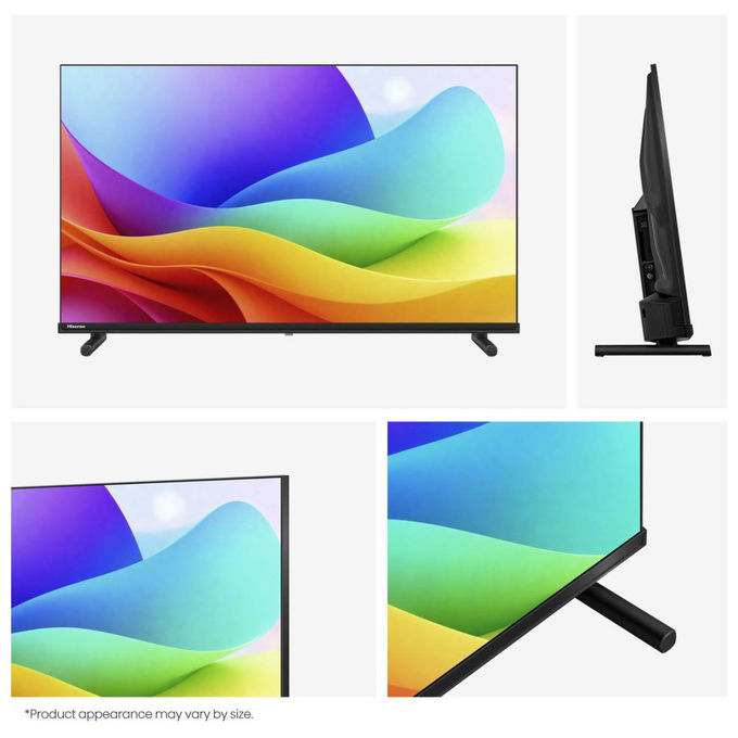 Hisense smart tv 32A59S, 32 pollici, QLED Full HD, VIDAA, Wi-Fi, HDR10, Dolby Atmos, nero