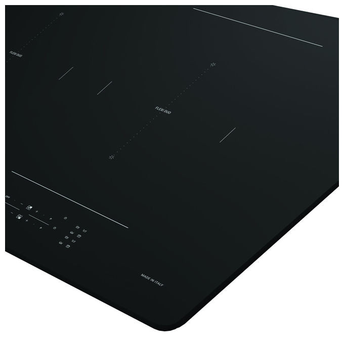 Hotpoint piano cottura a induzione HB 5177C NE, 77 cm, 4 zone, funzione bridge, touch, nero, da incasso