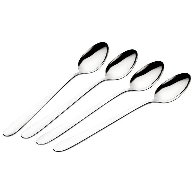 Lagostina Lavinia set 4 cucchiaini da caffe', acciaio inox 18-10, finitura lucida a specchio, lavabili in lavastoviglie