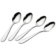 Lagostina Lavinia set 4 cucchiaini da caffe' espresso, acciaio inox 18-10, lavabile in lavastoviglie