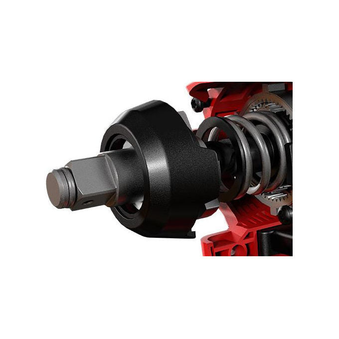 Einhell avvitatore a impulsi a batteria IMPAXXO 18-230, brushless, 230 Nm, 18 V, attacco 1-2'', luce LED, nero rosso