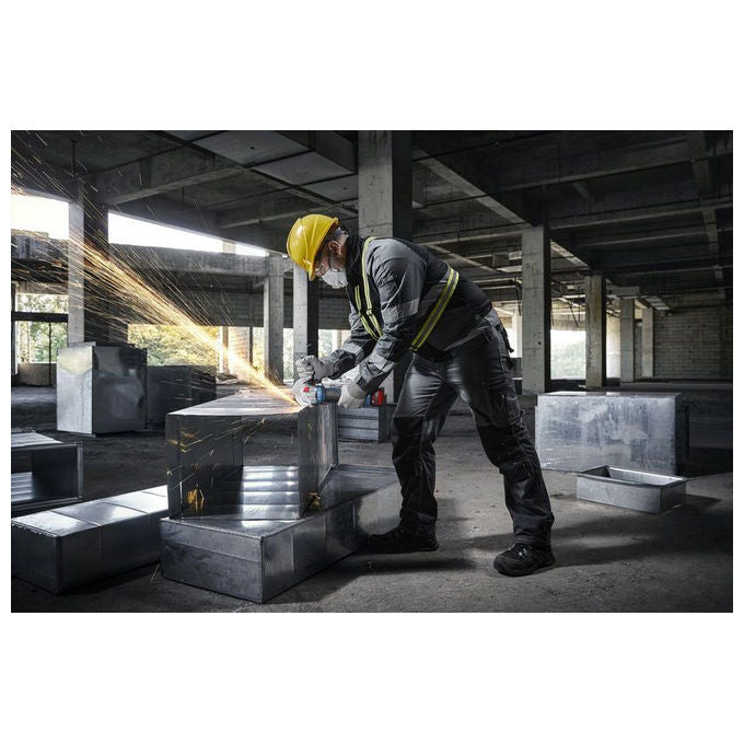 Bosch smerigliatrice angolare a batteria GWS 18V-8 Professional, brushless, 125 mm, 18V, 800W equivalenti, valigetta L-BOXX