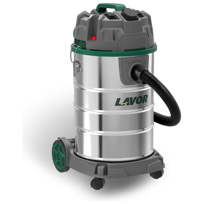 Lavor bidone aspiratutto Dozzy Power 20XS, 1400 W, 20 L acciaio inox, aspirapolvere e liquidi, soffiante, professionale