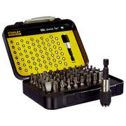 Stanley set inserti 10 pezzi, punte Phillips Pozidriv Torx 25 mm, portapunte magnetico, acciaio temprato, attacco 1-4 pollice, 1-68-724