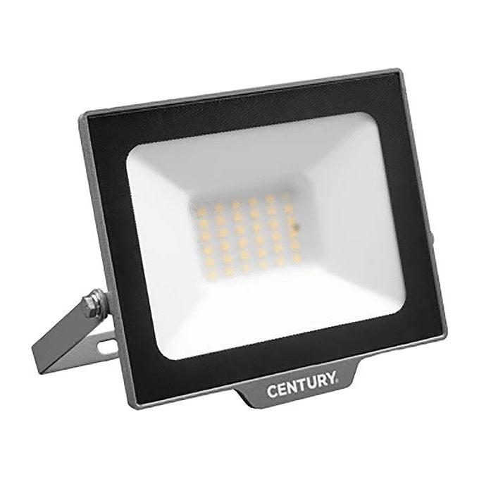 Century Italia proiettore led da esterno con sensore, 30W, 3350 lm, 4000K luce neutra, IP65, alluminio, SMLS-309040