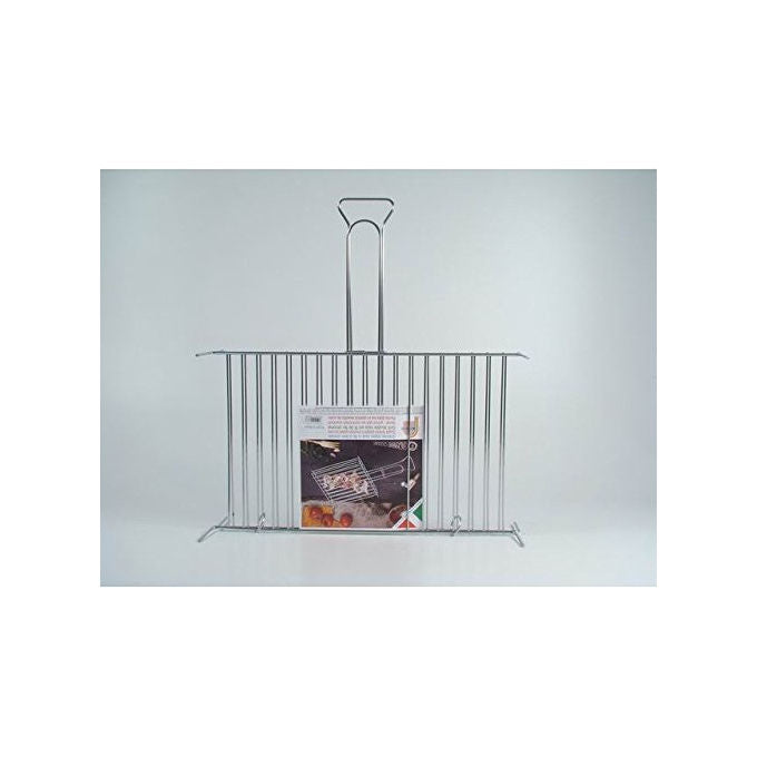 Filtex graticola doppia liscia albergo, filo di ferro cromato, 35x40 cm, uso professionale Ho.Re.Ca, 6 pezzi