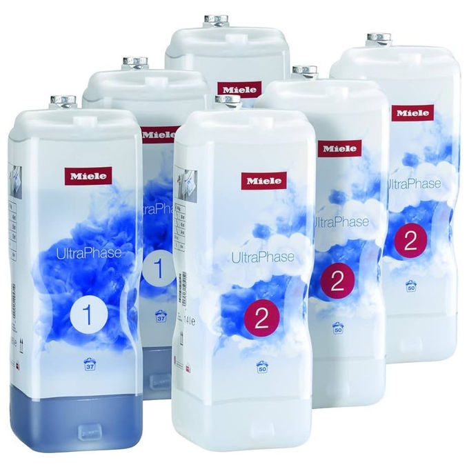 Miele contenitore di rabbocco 1 TwinDos, 1,5 litri, per lavatrici, detersivo liquido o ammorbidente, Bianco