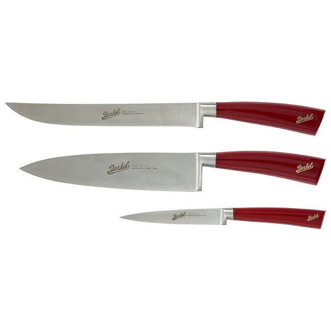 Berkel set 3 coltelli da cucina in acciaio inox, lame 18, 33 e 35 cm, KAD3CN00SR