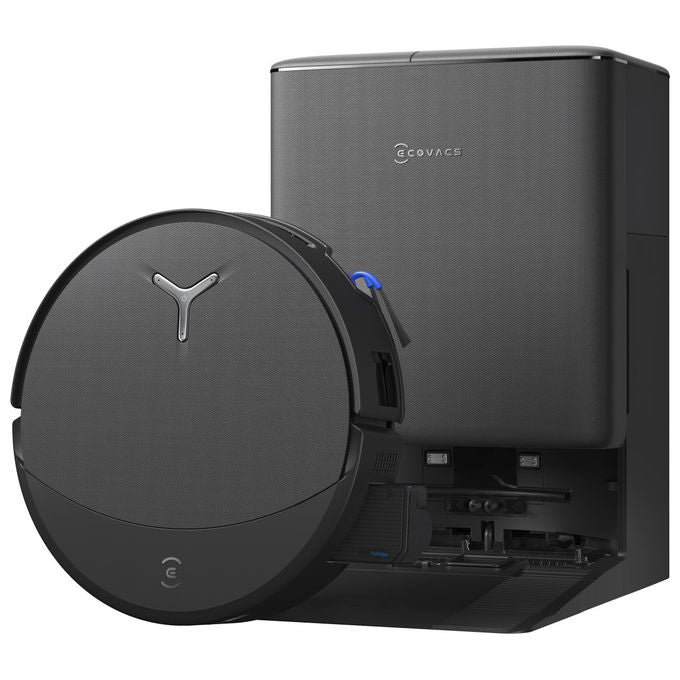 Ecovacs DEEBOT T90 Pro Omni robot aspirapolvere lavapavimenti, 30000 Pa, stazione omni, svuotamento automatico, nero