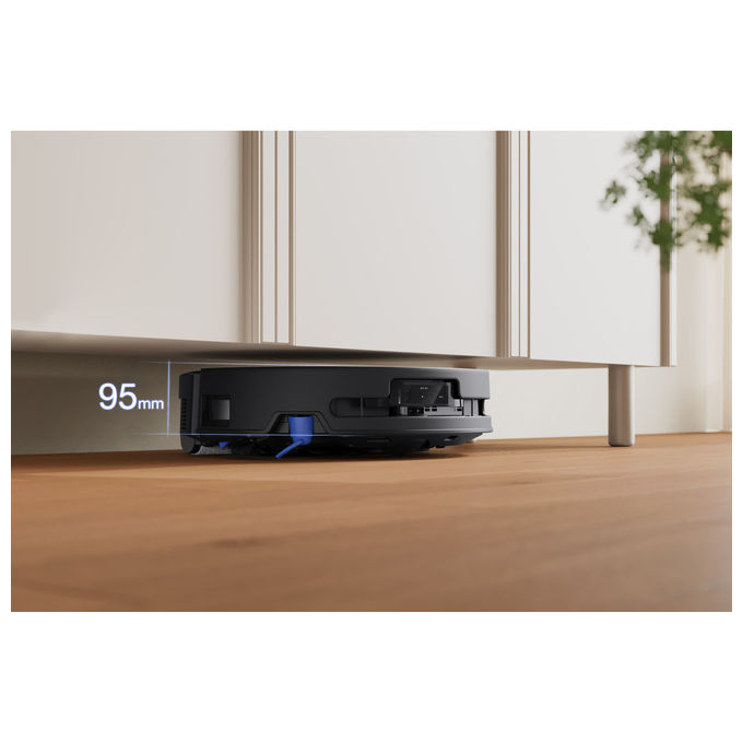 Ecovacs DEEBOT T90 Pro Omni robot aspirapolvere lavapavimenti, 30000 Pa, stazione omni, svuotamento automatico, nero
