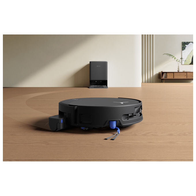 Ecovacs DEEBOT T90 Pro Omni robot aspirapolvere lavapavimenti, 30000 Pa, stazione omni, svuotamento automatico, nero