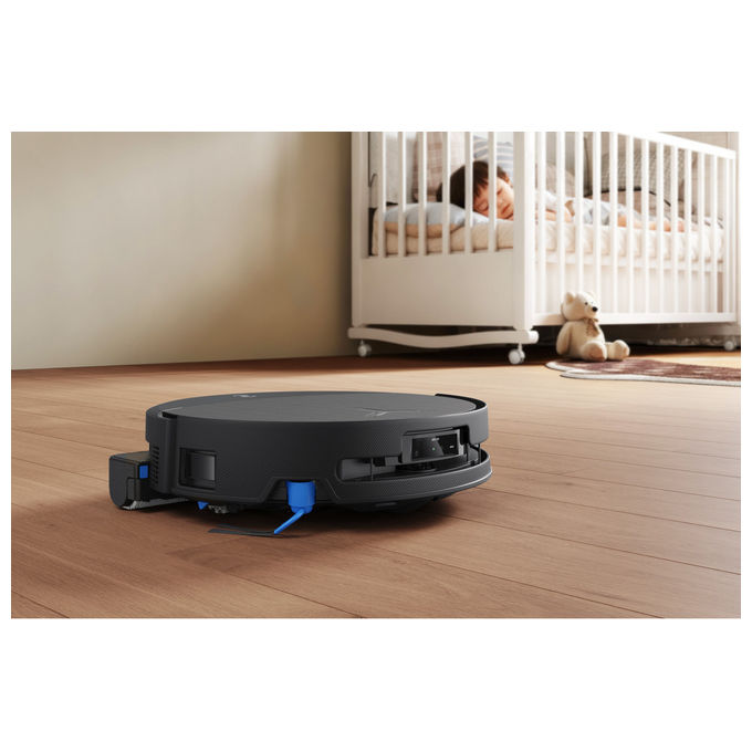 Ecovacs DEEBOT T90 Pro Omni robot aspirapolvere lavapavimenti, 30000 Pa, stazione omni, svuotamento automatico, nero