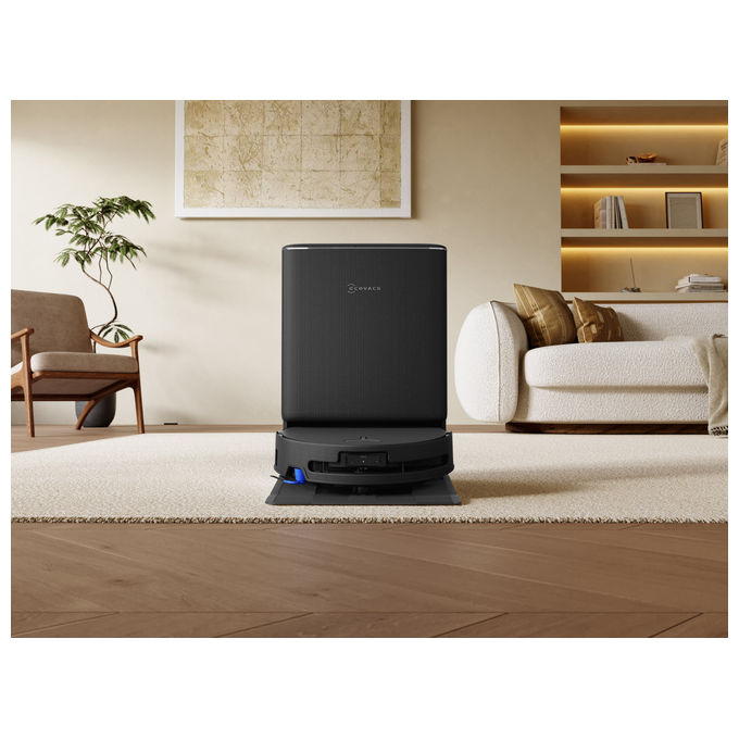 Ecovacs DEEBOT T90 Pro Omni robot aspirapolvere lavapavimenti, 30000 Pa, stazione omni, svuotamento automatico, nero