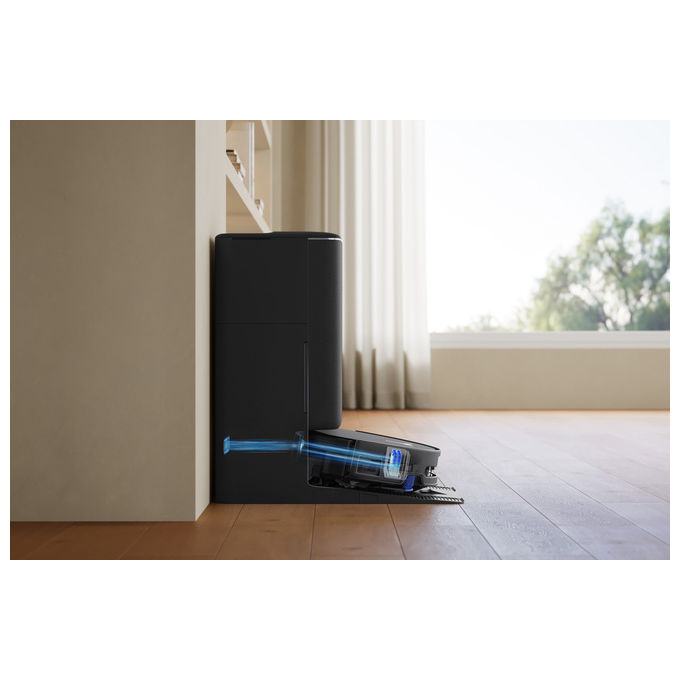 Ecovacs DEEBOT T90 Pro Omni robot aspirapolvere lavapavimenti, 30000 Pa, stazione omni, svuotamento automatico, nero