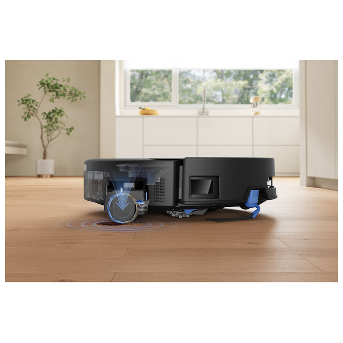 Ecovacs DEEBOT T90 Pro Omni robot aspirapolvere lavapavimenti, 30000 Pa, stazione omni, svuotamento automatico, nero