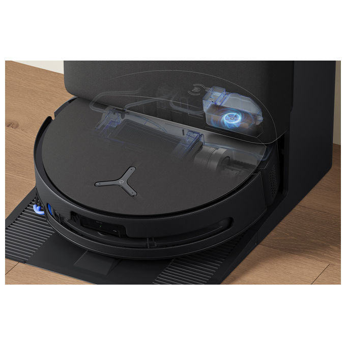Ecovacs DEEBOT T90 Pro Omni robot aspirapolvere lavapavimenti, 30000 Pa, stazione omni, svuotamento automatico, nero