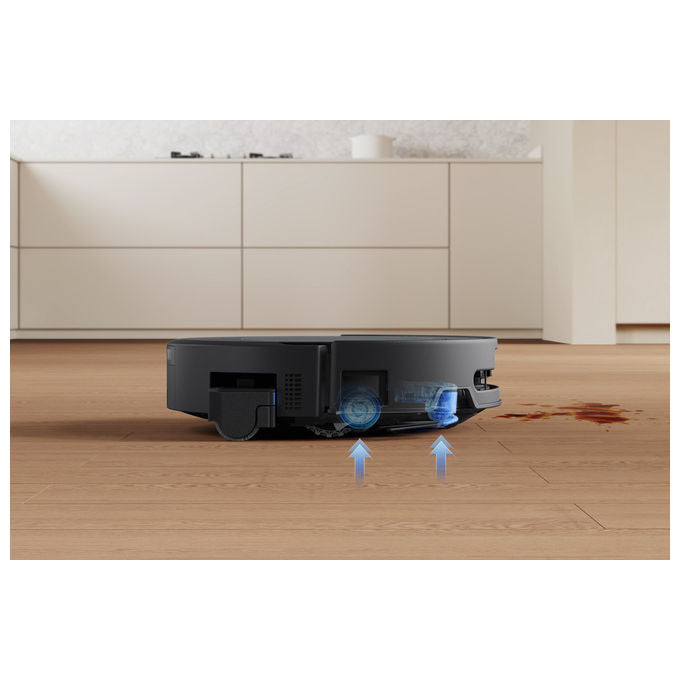 Ecovacs DEEBOT T90 Pro Omni robot aspirapolvere lavapavimenti, 30000 Pa, stazione omni, svuotamento automatico, nero