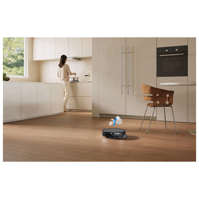 Ecovacs DEEBOT T90 Pro Omni robot aspirapolvere lavapavimenti, 30000 Pa, stazione omni, svuotamento automatico, nero