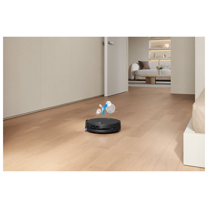 Ecovacs DEEBOT T90 Pro Omni robot aspirapolvere lavapavimenti, 30000 Pa, stazione omni, svuotamento automatico, nero
