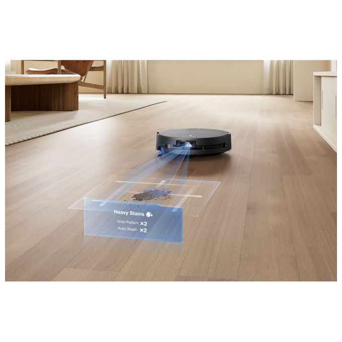 Ecovacs DEEBOT T90 Pro Omni robot aspirapolvere lavapavimenti, 30000 Pa, stazione omni, svuotamento automatico, nero