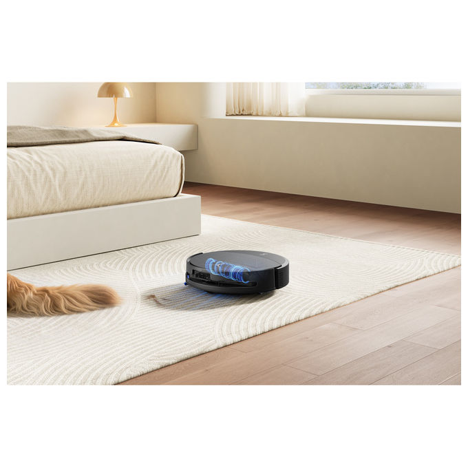 Ecovacs DEEBOT T90 Pro Omni robot aspirapolvere lavapavimenti, 30000 Pa, stazione omni, svuotamento automatico, nero