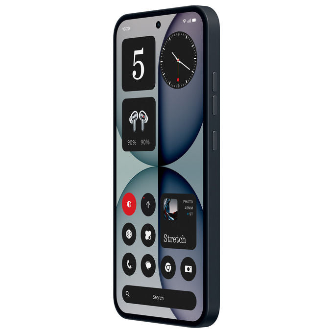 Nothing Phone (4a), smartphone 5G, display AMOLED 6.78'', Snapdragon 7s Gen 4, 12 GB RAM, 256 GB, tripla fotocamera 50 MP, nero