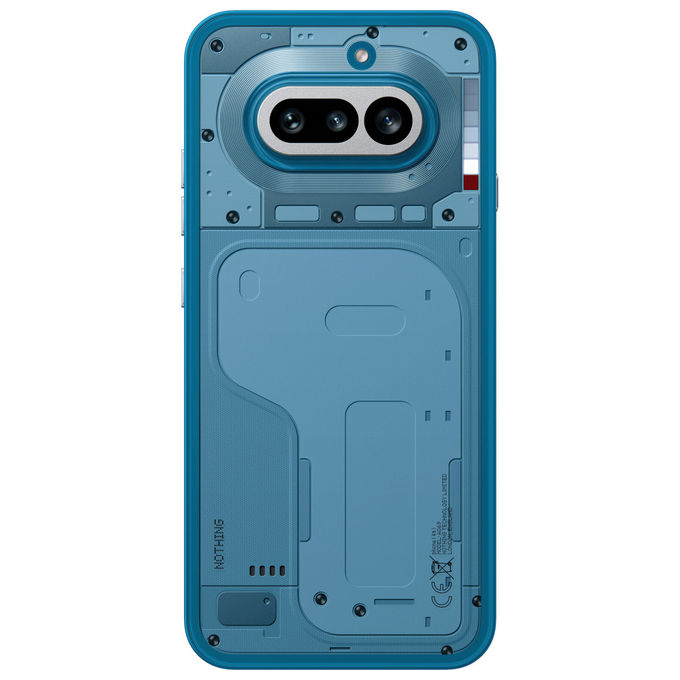 Nothing Phone 4a, smartphone 5G, Snapdragon 7s Gen 4, 12 GB RAM, 256 GB, display AMOLED 6.78'', tripla fotocamera 50 MP, blu