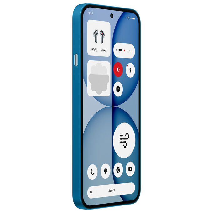 Nothing Phone 4a, smartphone 5G, Snapdragon 7s Gen 4, 12 GB RAM, 256 GB, display AMOLED 6.78'', tripla fotocamera 50 MP, blu