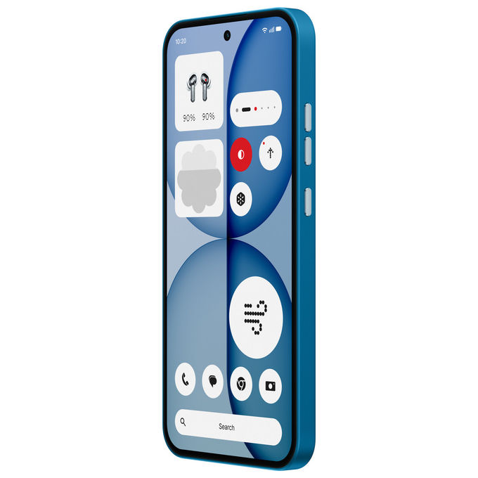 Nothing Phone 4a, smartphone 5G, Snapdragon 7s Gen 4, 12 GB RAM, 256 GB, display AMOLED 6.78'', tripla fotocamera 50 MP, blu