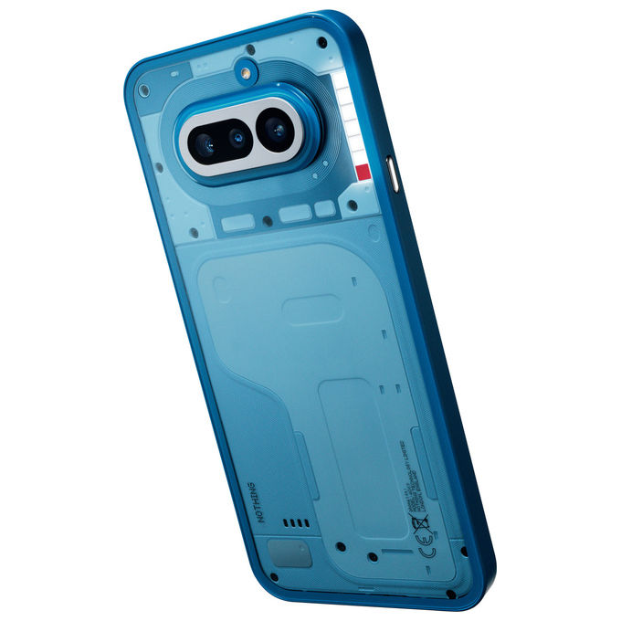 Nothing Phone 4a, smartphone 5G, Snapdragon 7s Gen 4, 12 GB RAM, 256 GB, display AMOLED 6.78'', tripla fotocamera 50 MP, blu