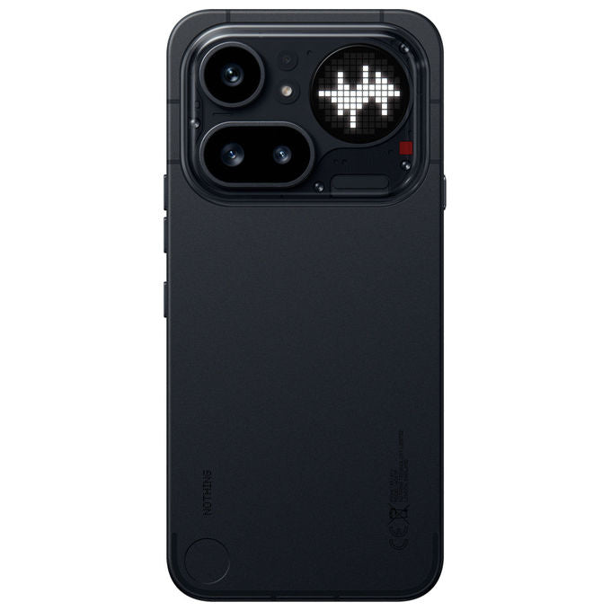 Nothing Phone 4a Pro, smartphone 5G, 6.83'' AMOLED 144Hz, Snapdragon 7 Gen 4, 8 GB RAM, 128 GB, tripla fotocamera 50 MP OIS, 5080 mAh, nero