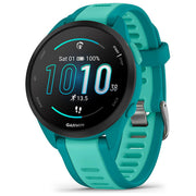 Garmin Forerunner 165 Music, smartwatch GPS, display AMOLED 1.2'', cardiofrequenzimetro, 43 mm, turchese