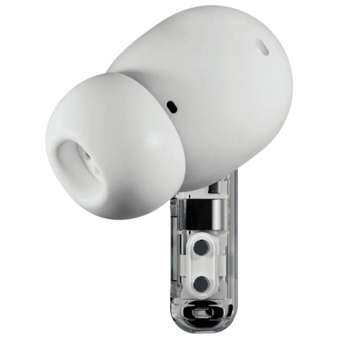 Nothing Ear (a), auricolari true wireless in-ear, cancellazione rumore 45 dB, Bluetooth 5.3, LDAC, 42,5h autonomia, IP54, ricarica wireless, bianchi