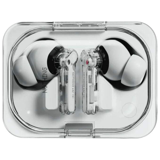 Nothing Ear (a), auricolari true wireless in-ear, cancellazione rumore 45 dB, Bluetooth 5.3, LDAC, 42,5h autonomia, IP54, ricarica wireless, bianchi