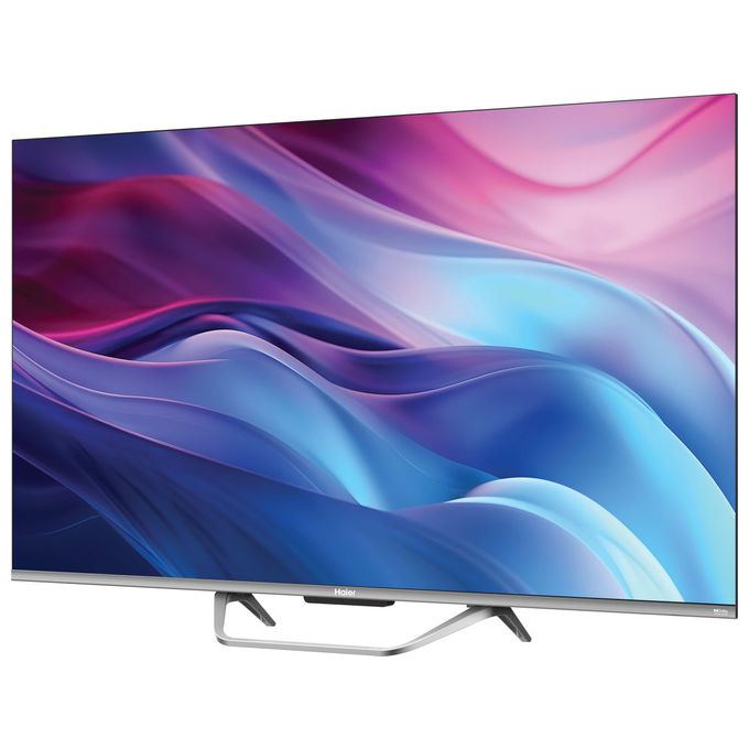 Haier smart tv 65 pollici, H65Q80FUX, QLED 4K, Google TV, Dolby Atmos, Direct-LED, Wi-Fi, Bluetooth 5.1, 4 HDMI, Nero