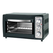 Johnson forno elettrico J35, 35 litri, 1500W, 6 funzioni di cottura, statico e ventilato, pareti antiaderenti, nero e silver