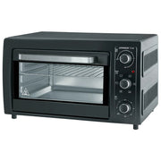 Johnson forno elettrico X48, 38 L, 2000 W, 6 funzioni di cottura, statico ventilato grill, timer meccanico, nero