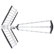 Corel antenna digitale terrestre 56 elementi UHF, filtro 5G LTE, DVB-T Full HD, IP65, connettore F, uso esterno, COR56UHF5G