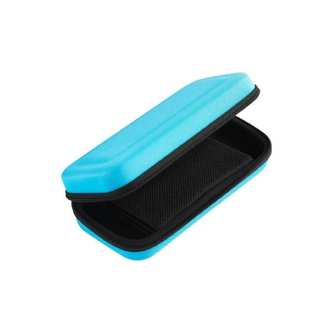 Nacon custodia rigida da trasporto per Nintendo Switch 2 e Switch, taglia L, blu, antiurto e antigraffio, scomparti giochi e Micro SD