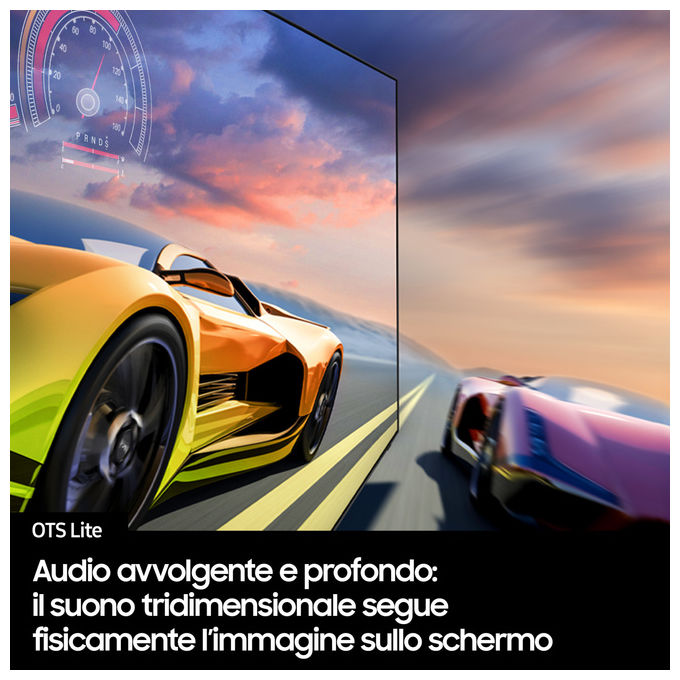 Samsung smart tv Neo QLED 65 pollici, QE65QN70FAUXZT, 4K Mini LED, processore NQ4 AI Gen2, Motion Xcelerator 144Hz, Neo Quantum HDR, AirSlim, 2025